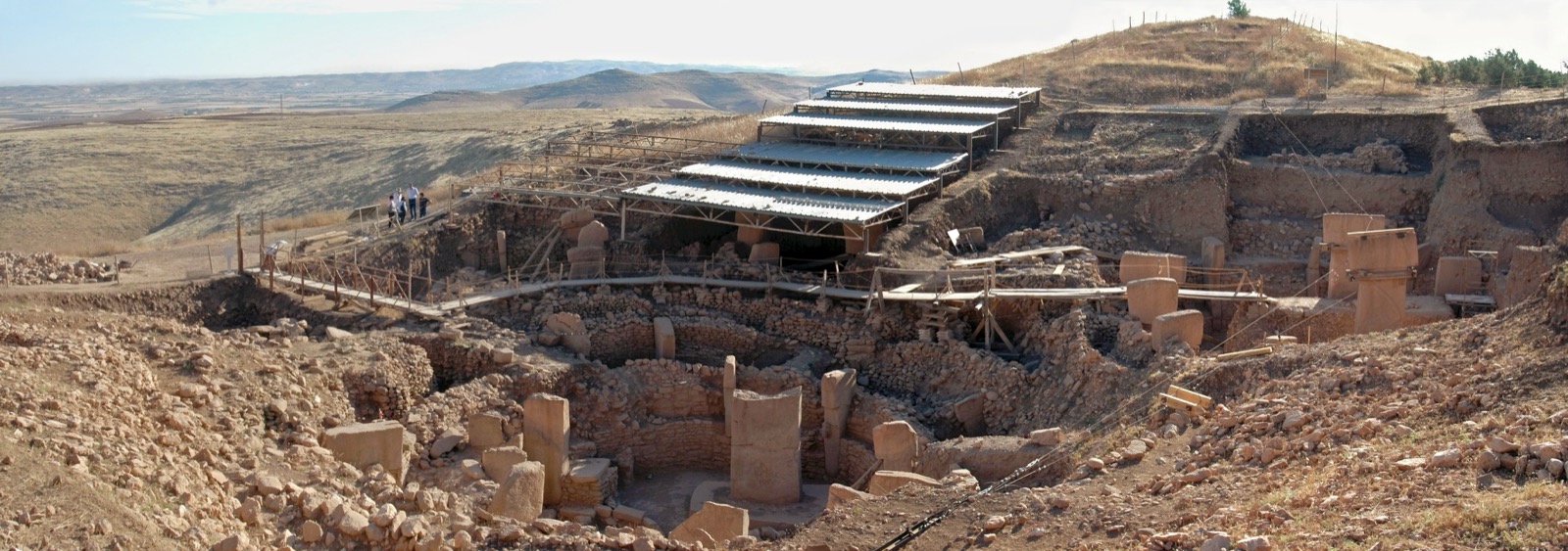 Göbeklitepe kazı alanı panoraması