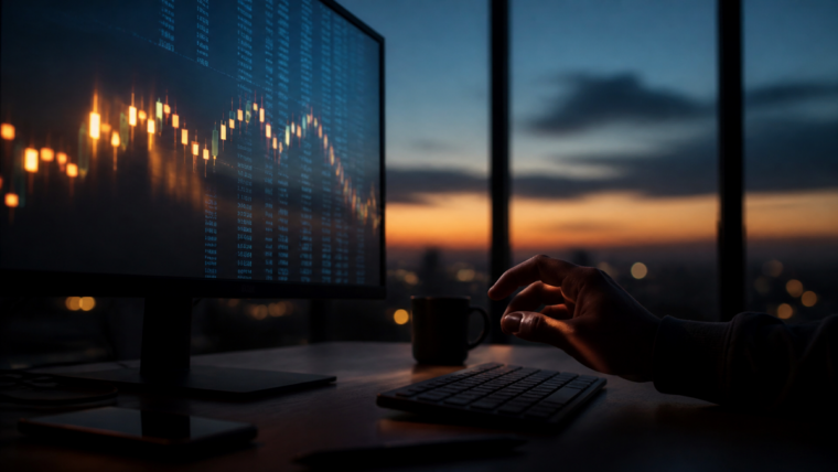 Bitcoin ETF akışlarını izleyen karanlık işlem masası ve bekleyen el